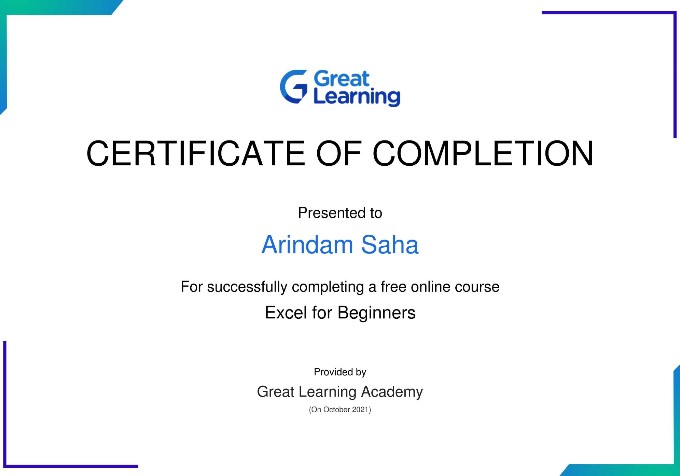 Certificates